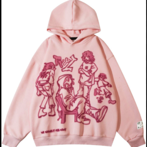 Animated graphic hoodie